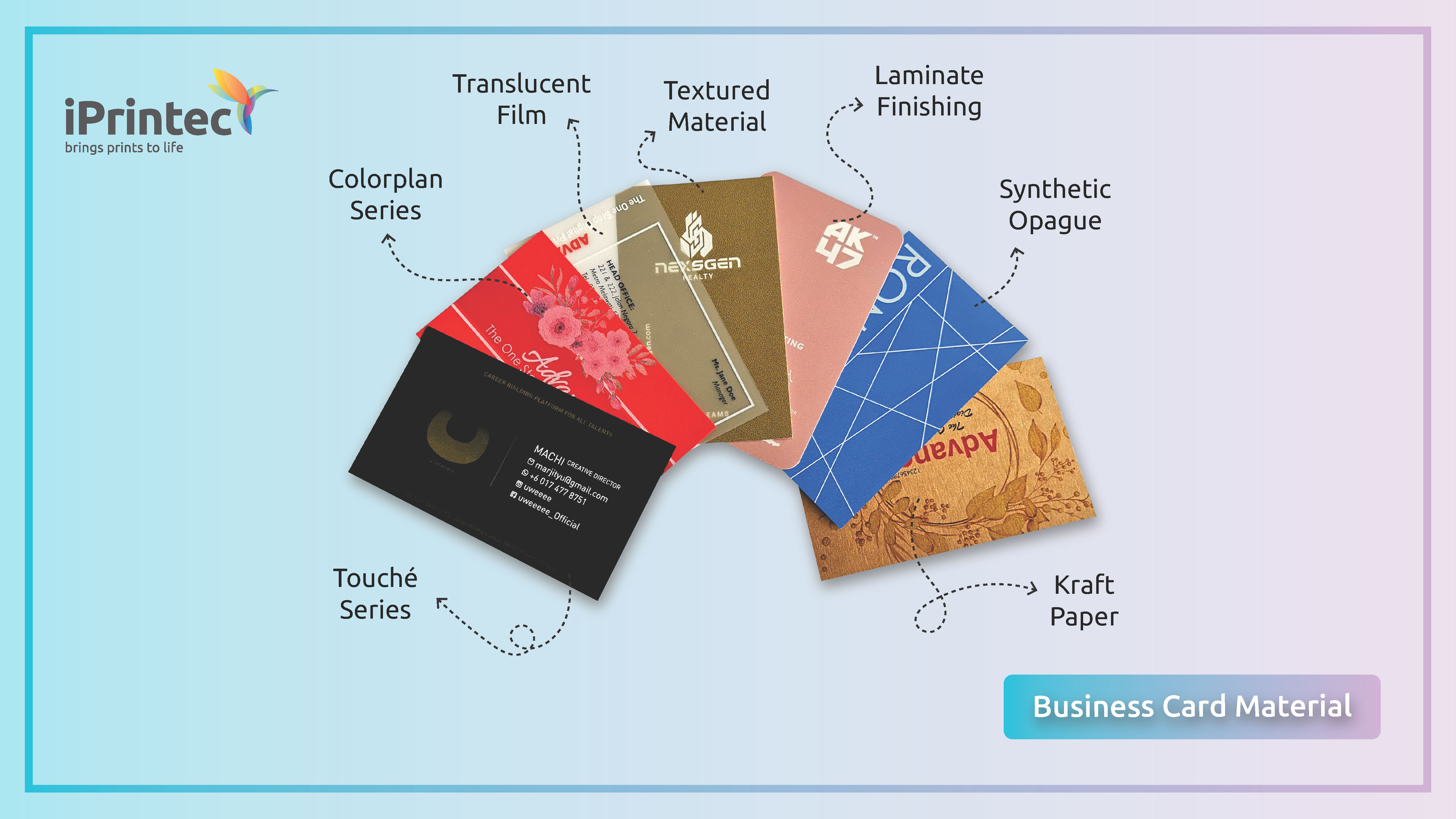 Premium Business Card Materials
